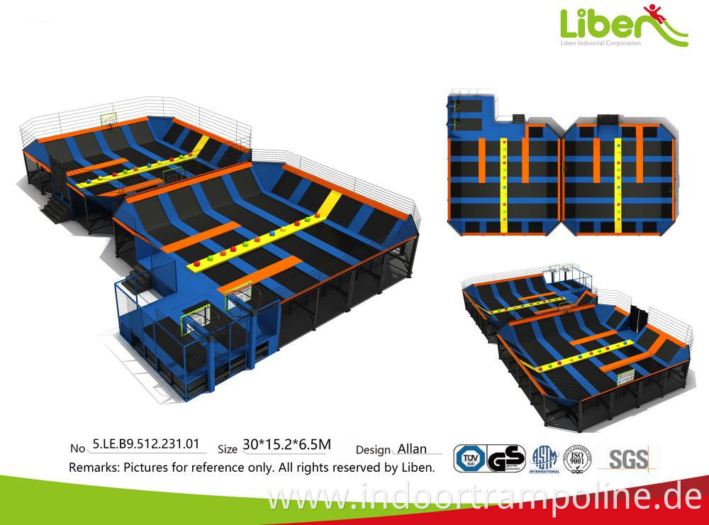 indoor trampoline arena